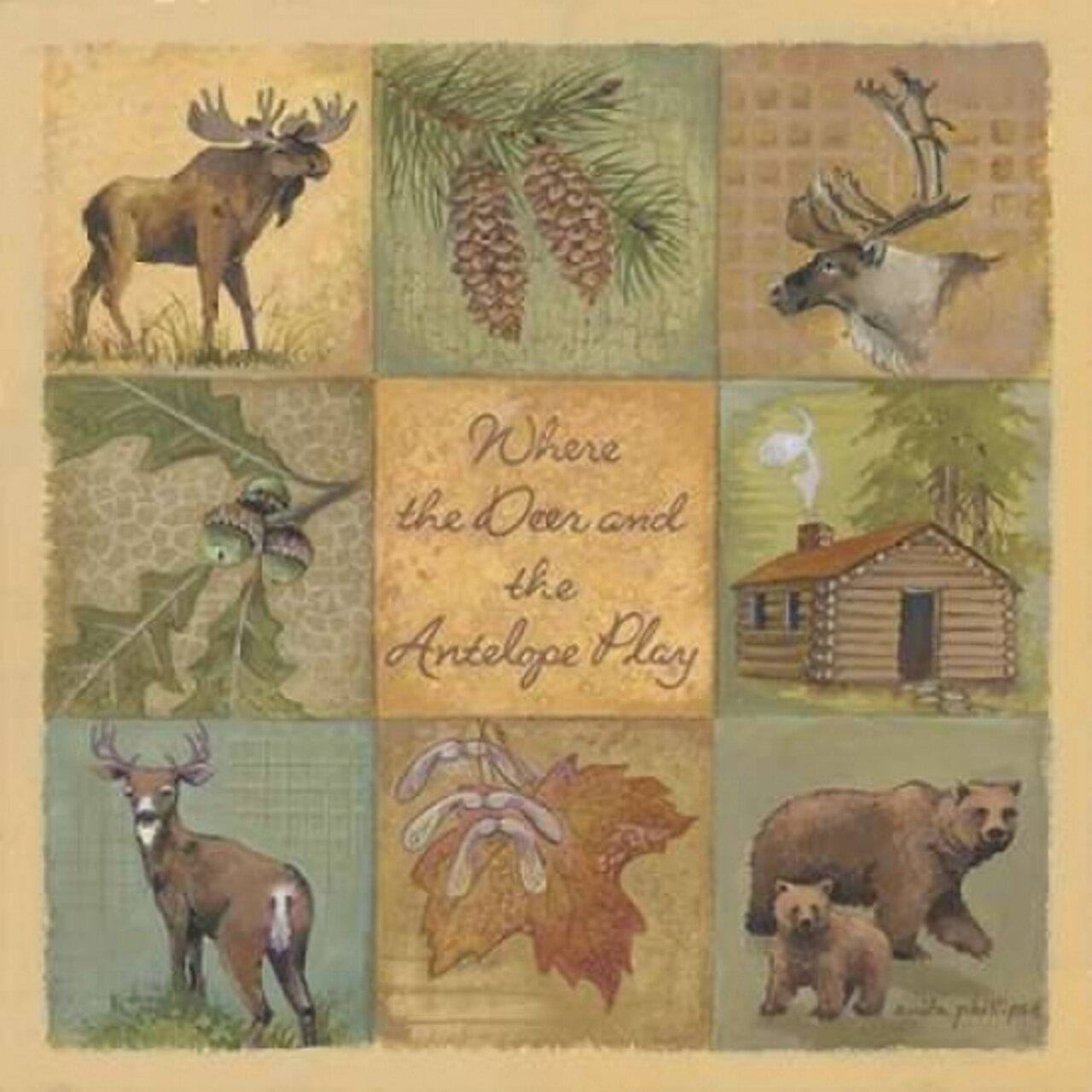 Deer and Antelope Poster Print by Anita Phillips - Item # VARPDXAP055